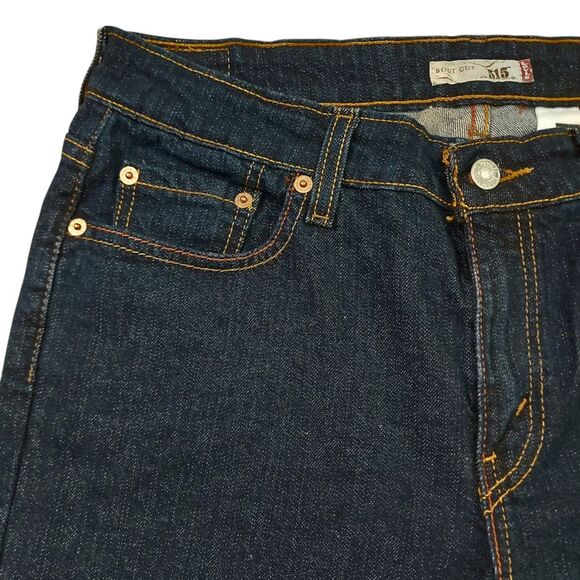 Levi's Jeans Womens 10 Blue Bootcut Dark Wash Mid Rise 515 Rodeo Denim Work - Picture 3 of 11